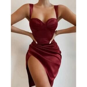 Heiress Beverly Hills Red Sexy Mini Dress XS New W Tags